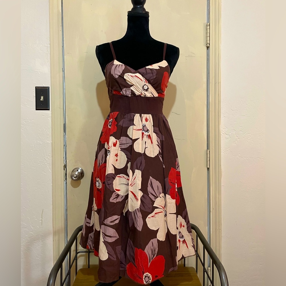 Derek Heart A-line floral sundress